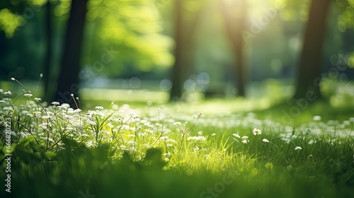 Spring floral background, f...