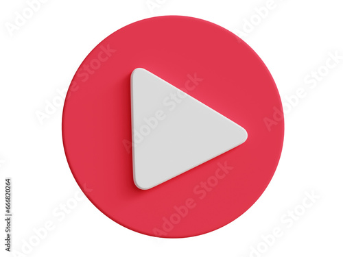 Video icon symbol streaming playing elements multimedia with movie idea entertainment media creative professional, internet. Social media element banner concept.3d render illustration.