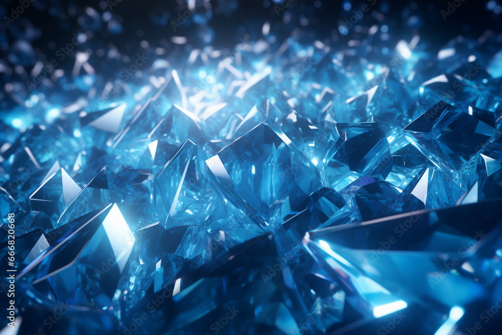 A pile of shiny exploding crystals background A pile of shiny exploding crystals background