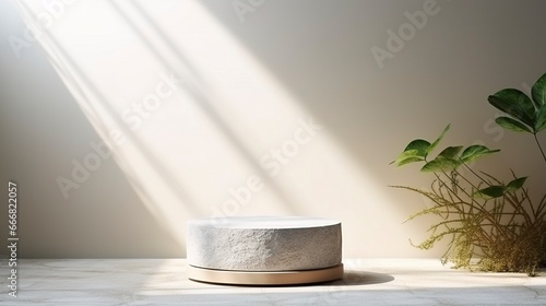 Natural podium made of wild...