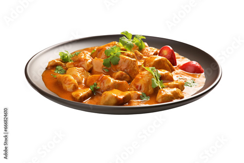 Masaman curry on a plate