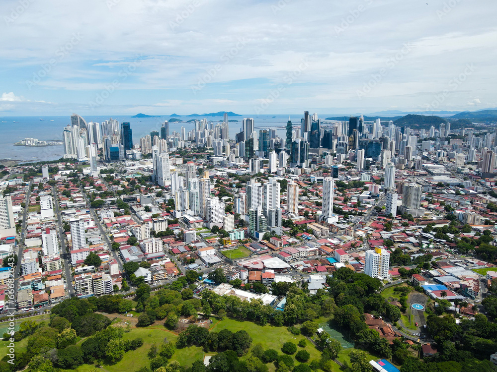 Fototapeta premium city skyline Ciudad de Panamá 