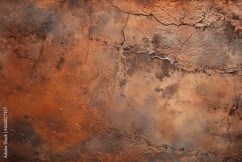 captivating closeup of scratched rusty metal texture, Generative AI