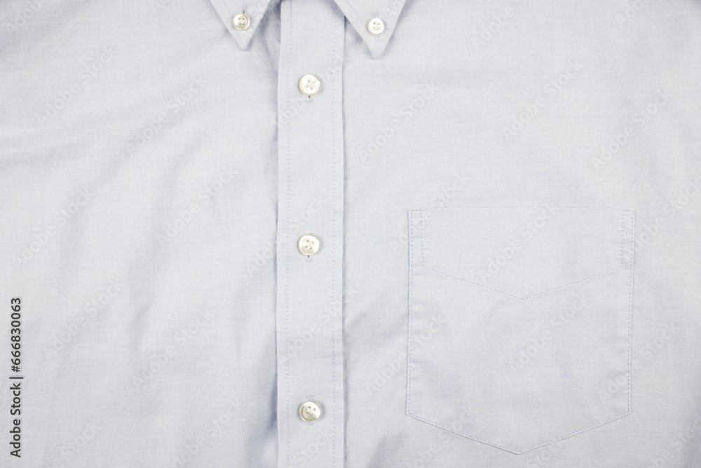 Light men's shirt. Office, business, men's shirt. Office shirt, blue shade. Business, office, style. Men's classic shirt texture