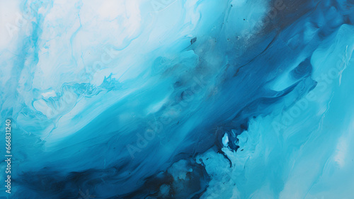 Abstract blue watercolor Wallpaper background. Cyan Blue Hue, with a tinge of Carbon Black.