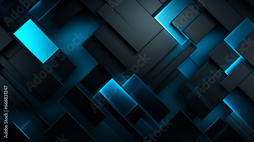 geometric abstraction wallpaper background. . Cyan Blue Hue, with a tinge of Carbon Black photo