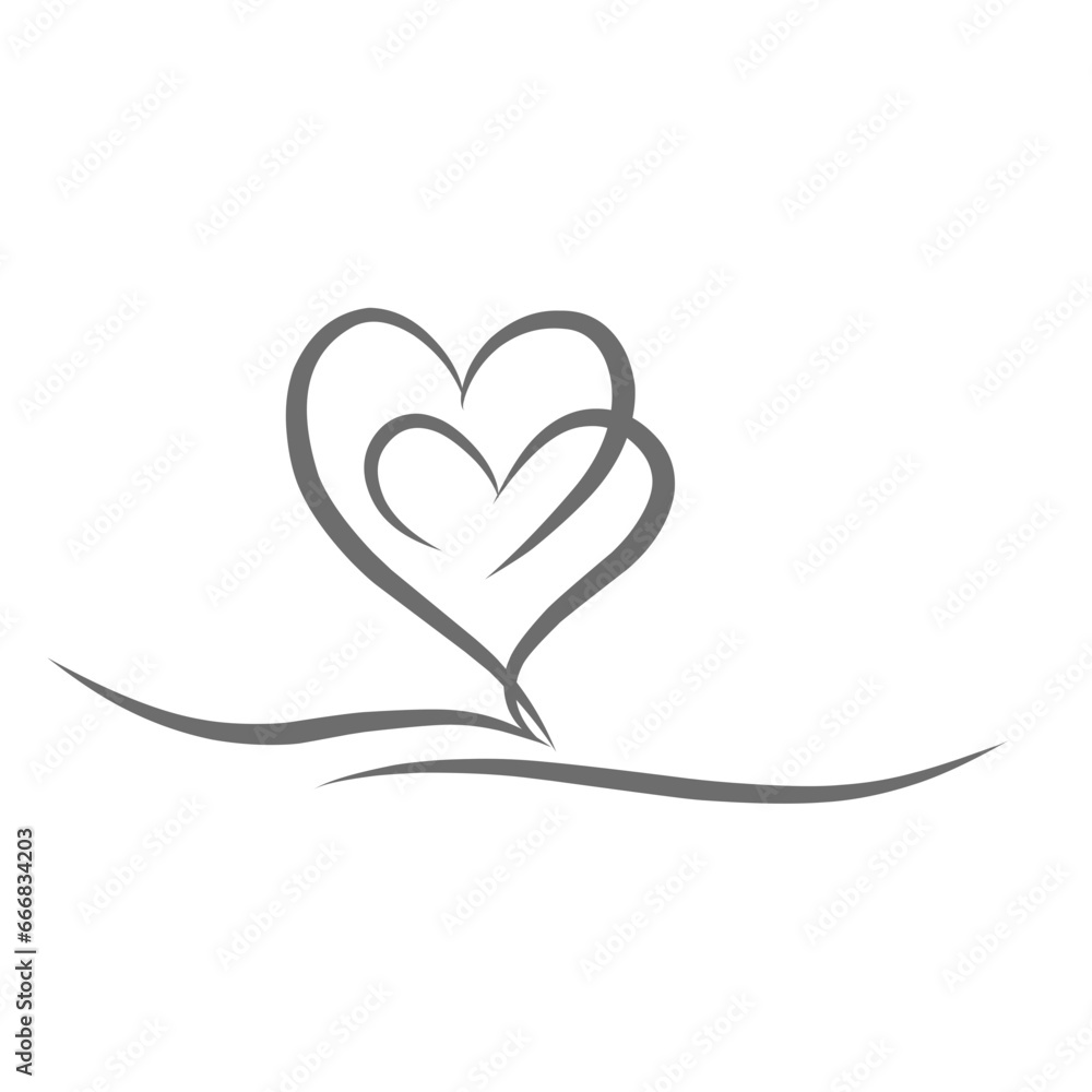 Love icon. Love symbol in line art style. Love icon. Love icon in line art style. Thin contour and romantic symbol for greeting card and web banner in simple linear style. Love icon. Love symbol in line art style. Love icon. Love icon in line art style. Thin contour and romantic symbol for greeting card and web banner in simple linear style.