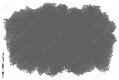 Gray Paint Brush Abstract Shape Element Texture