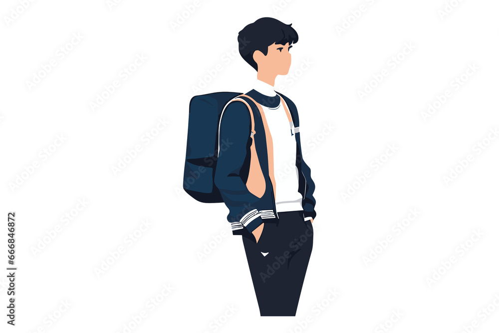 Obraz premium student boy