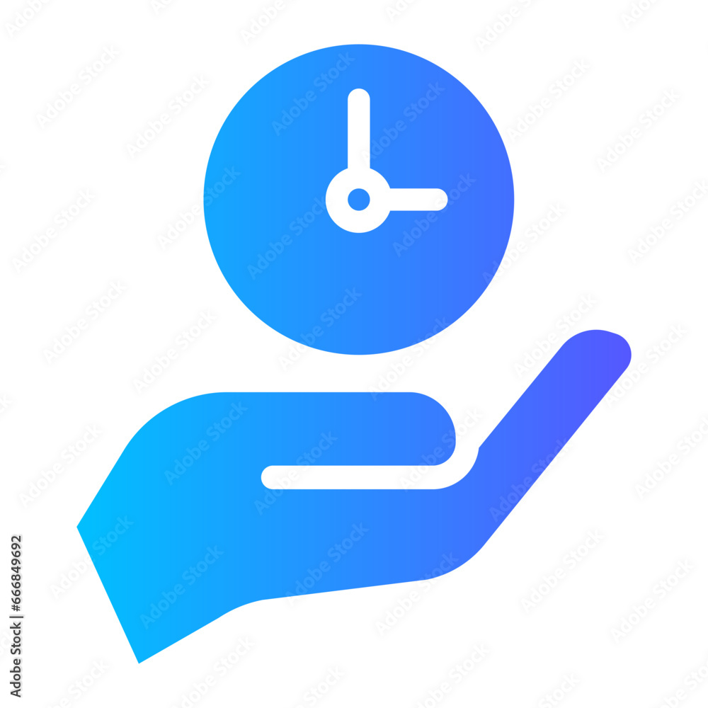 time gradient icon time gradient icon