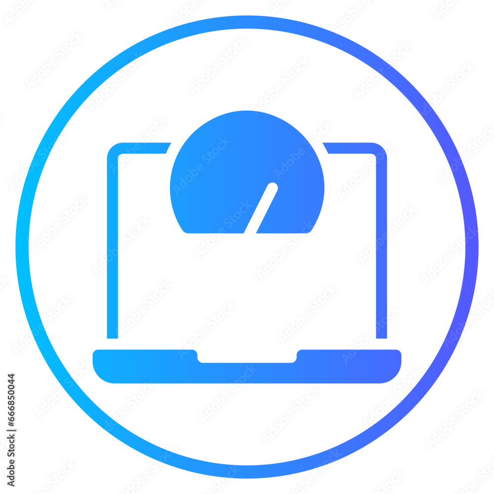 laptop gradient icon