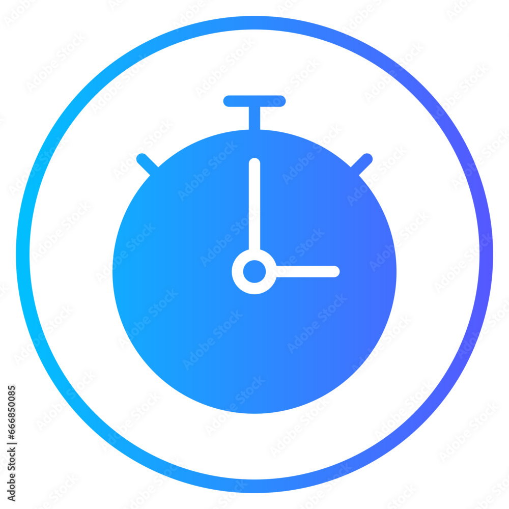 stopwatch gradient icon stopwatch gradient icon