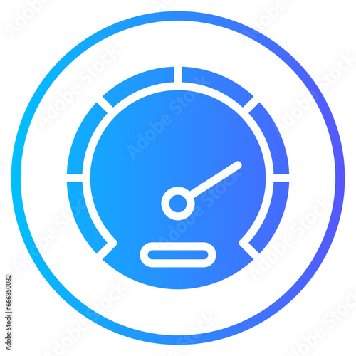 speed gradient icon