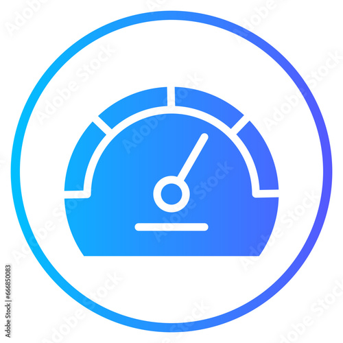 speed gradient icon