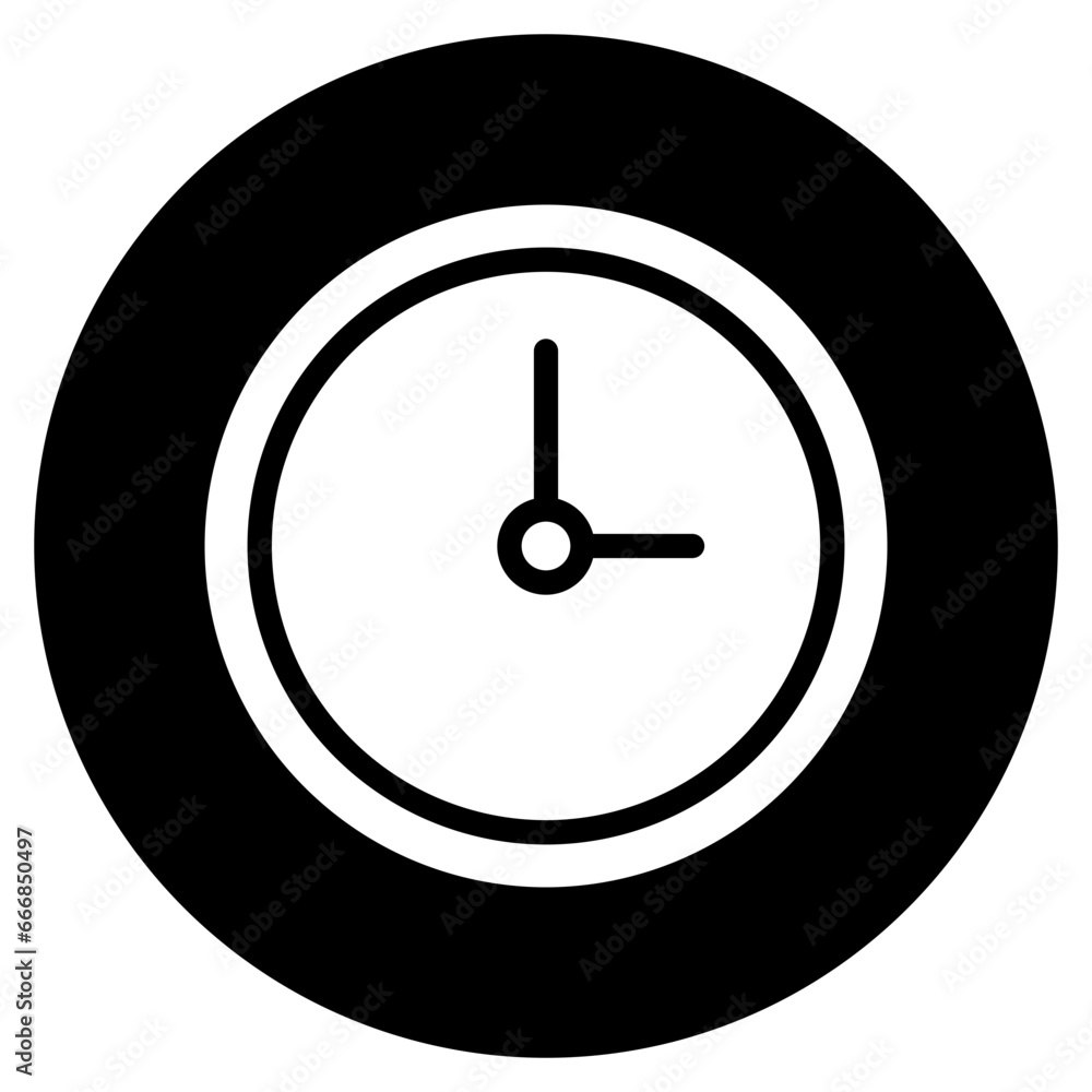clock glyph icon clock glyph icon