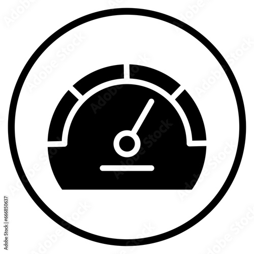 speed glyph icon