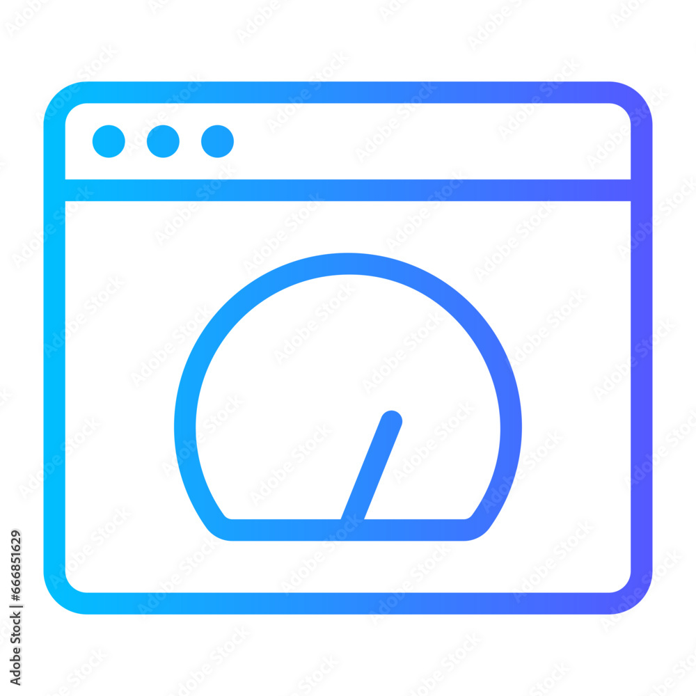 browser gradient icon