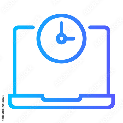 laptop gradient icon