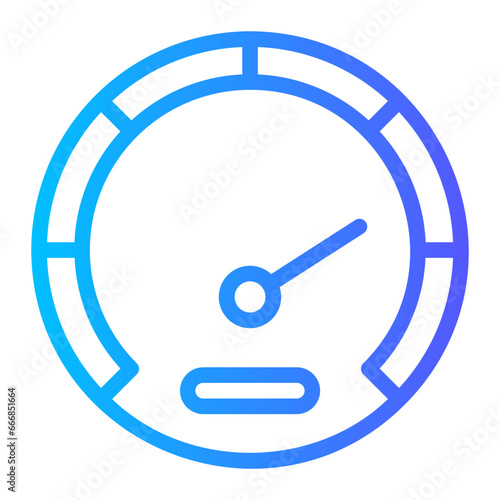 speed gradient icon