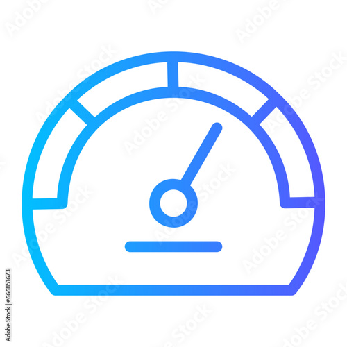 speed gradient icon