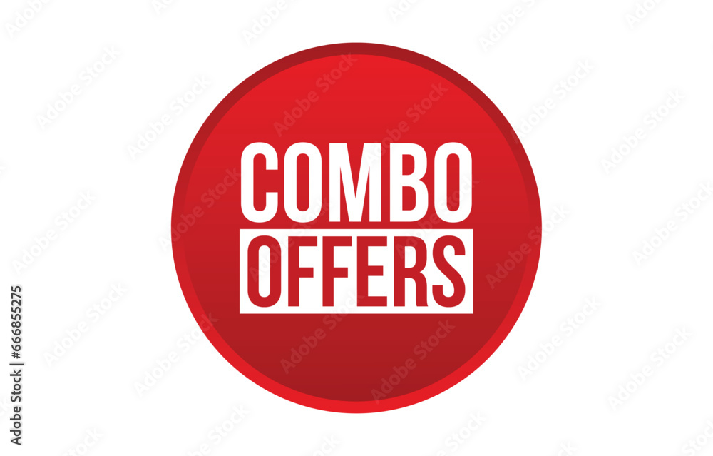 combo offers banner design. combo offers icon. Flat style vector illustration. combo offers banner design. combo offers icon. Flat style vector illustration.