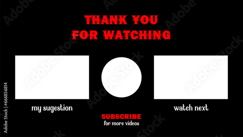 end screen video template images, suitable for outlaw or vintage themed content creators