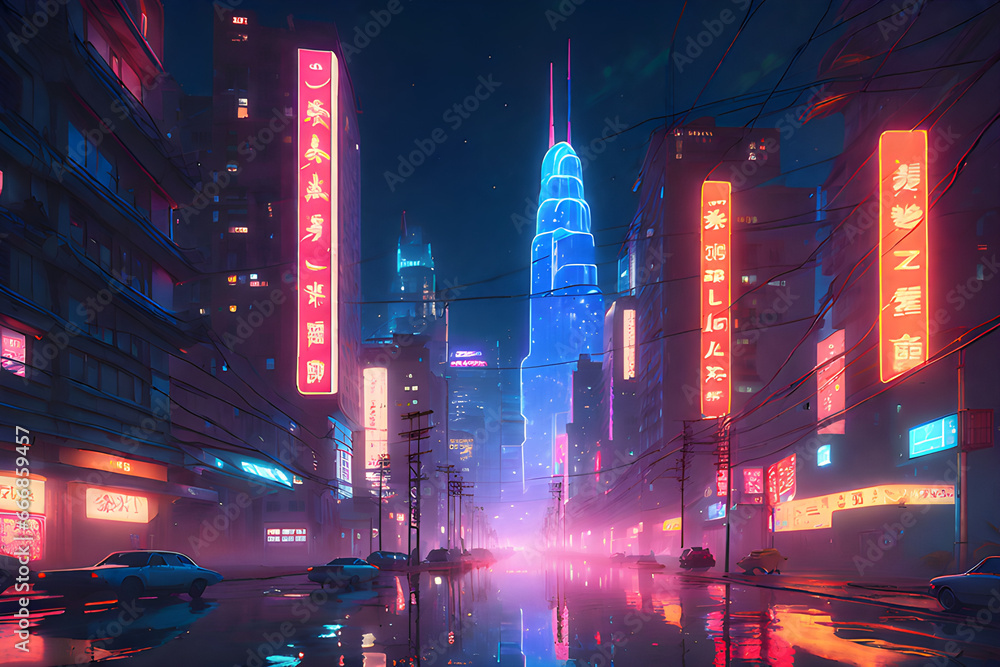 the-neon-signs-of-tall-buildings-are-dazzling-under-the-night-sky1