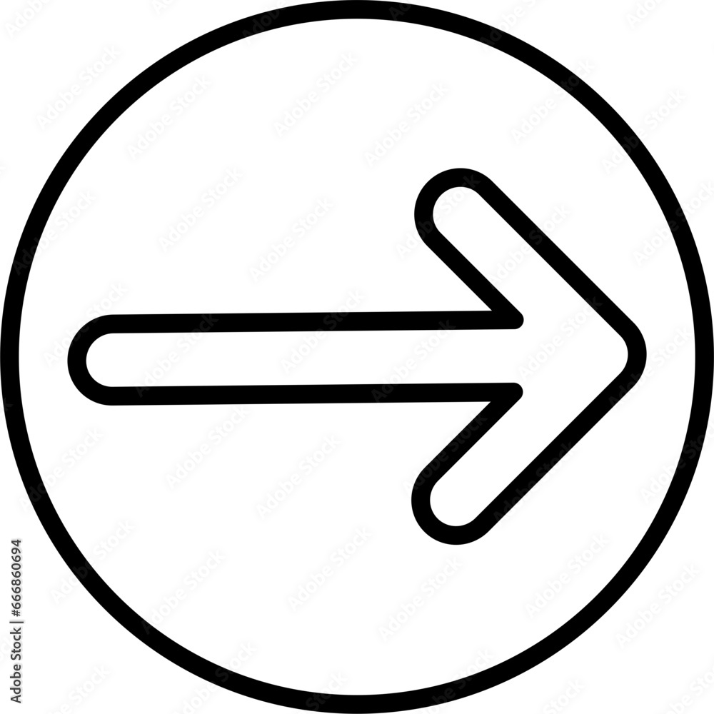 Arrow Outline Illustration Isolated Vector Arrow Outline Illustration Isolated Vector