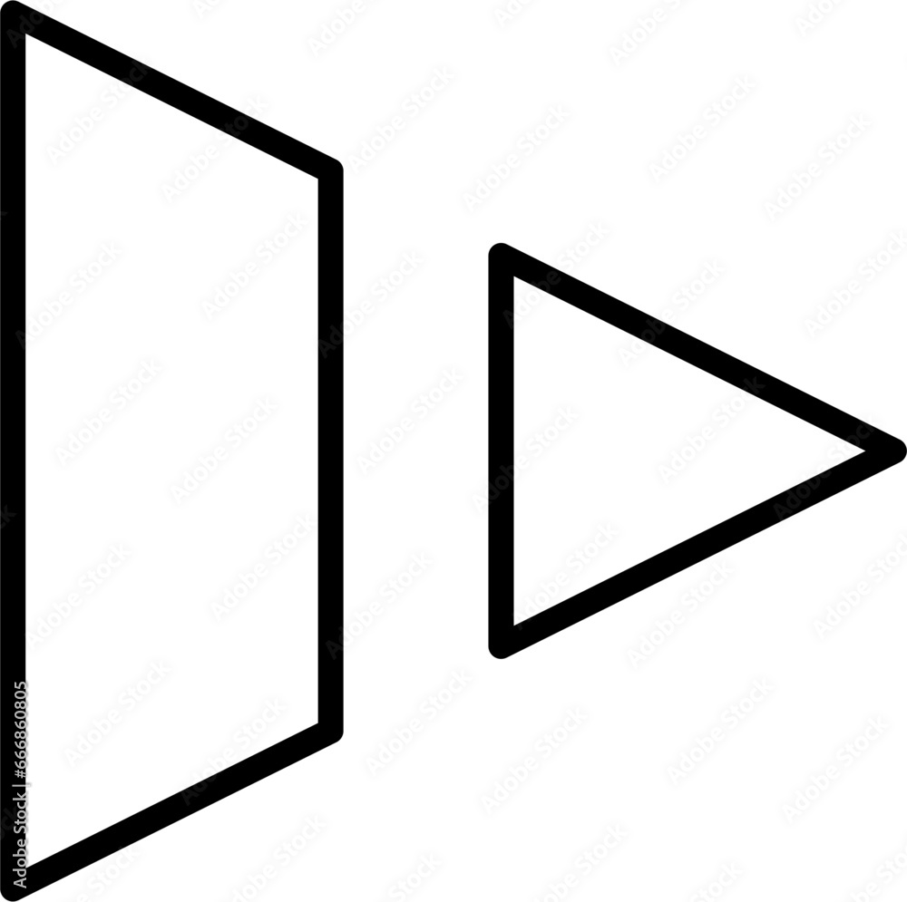 Arrow Outline Illustration Isolated Vector Arrow Outline Illustration Isolated Vector