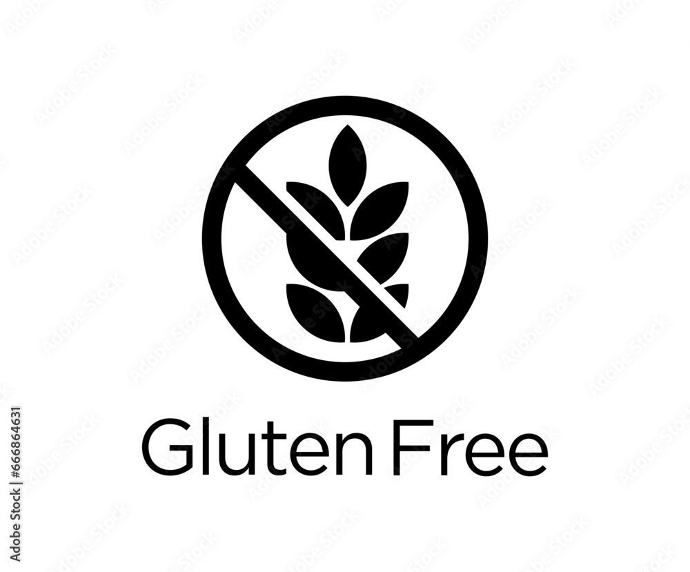 Obraz premium Gluten Free icon
