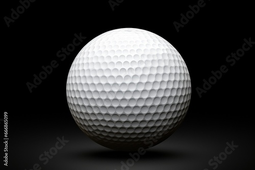 Golf ball isolated : Generative AI