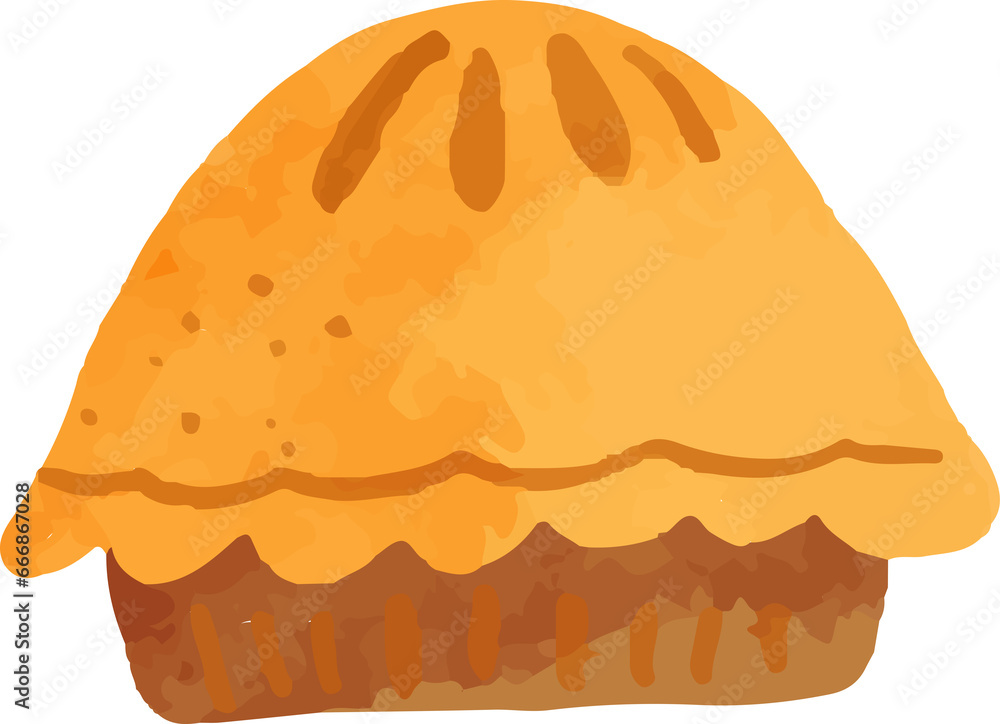 Pumpkin Pie Illustration Pumpkin Pie Illustration