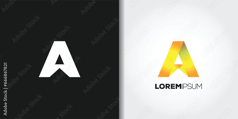 gold letter a logo gold letter a logo