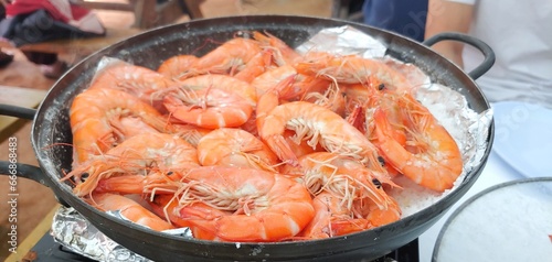 shrimp in a pan