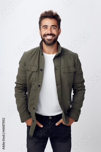 Attractive man in casual cl...