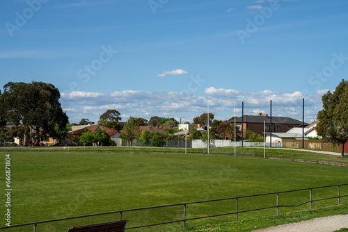 afl football oval australia in a park photo