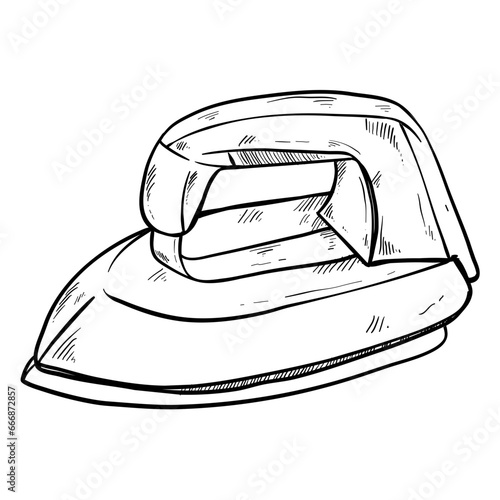 iron handdrawn  illustration 