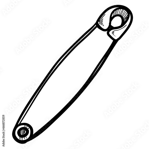 pin tailor equipment handdrawn 