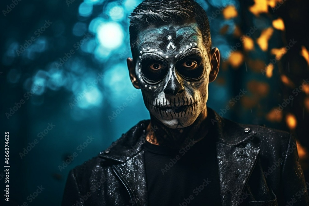 Halloween celebration of the day of the dead Halloween celebration of the day of the dead