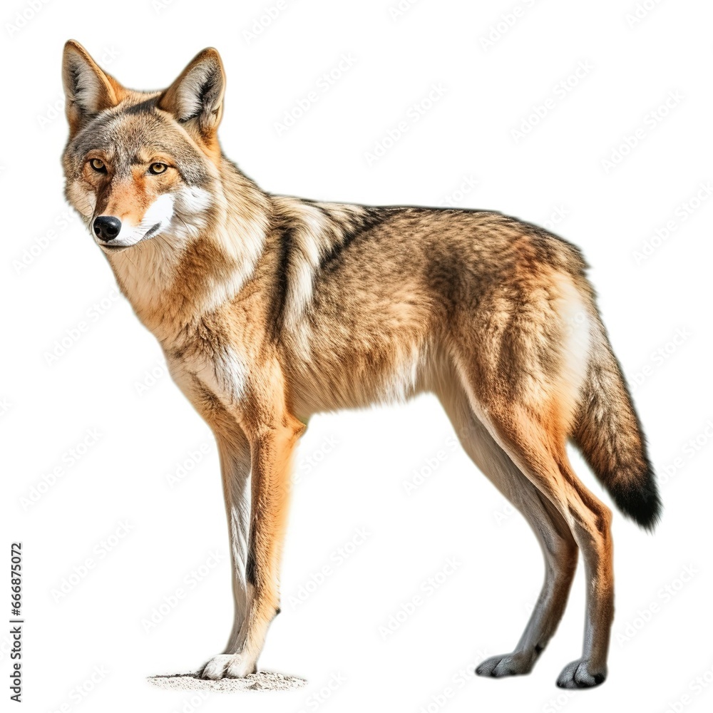 Obraz premium wolf isolated on white background