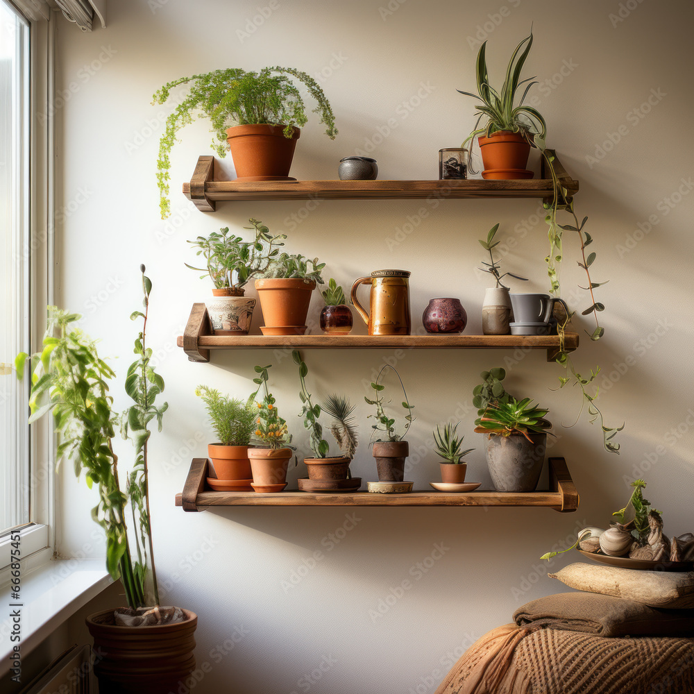 Handcrafted Wooden Wall Shelf
Handcrafted Wooden Wall Shelf