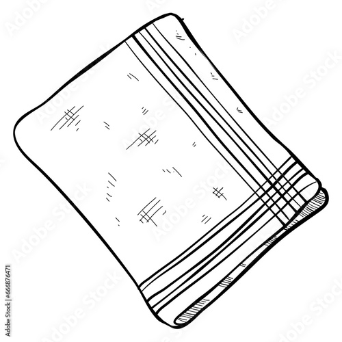 handkerchief handdrawn 