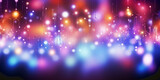 Abstract christmas lights out of focus background theme for banner.