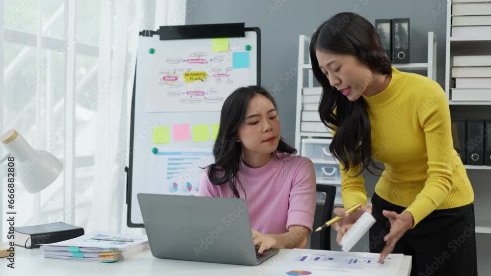 Business idea. Business people talk And calculations about charts and graphs showing the growth of investment results Of successful teamwork. Business idea. Business people talk And calculations about charts and graphs showing the growth of investment results Of successful teamwork.