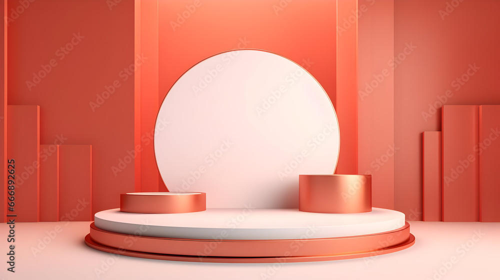 rendering podium model and giftbox 3d abstract background empty backdrop rendering podium model and giftbox 3d abstract background empty backdrop