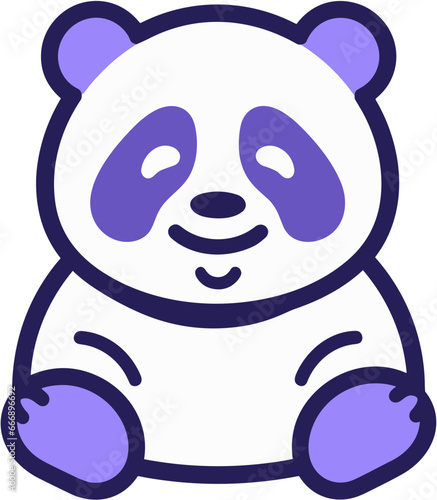 Fototapeta Naklejka Na Ścianę i Meble -  귀여운 중국 동물 푸바오 아기 팬더곰