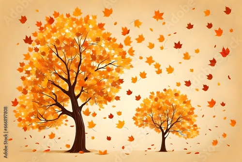 abstract autumn tree © CREAM 2.0