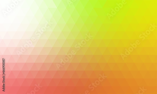 Green orange yellow polygonal abstract background photo
