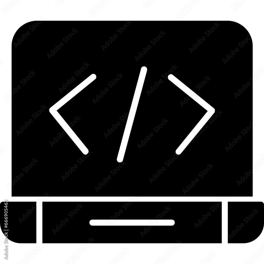 Web coding Icon Web coding Icon