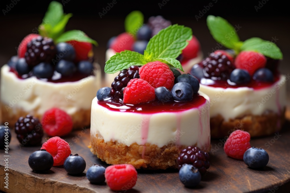 Cheesecake cake with berries Cheesecake cake with berries